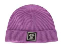 Versace Beanie, Wool, Purple, MII, One Size, 3*